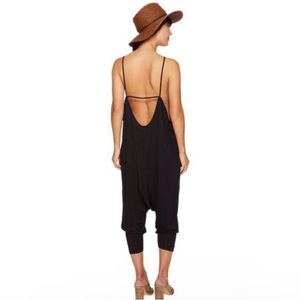 Free People Intimately Right On Time Romper Size XS Black